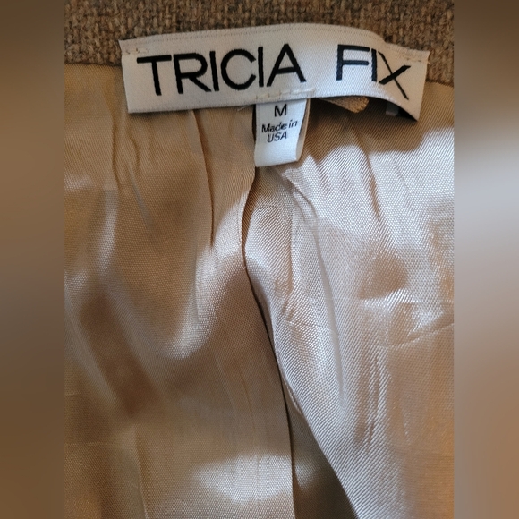 TRICIA FIX Vintage Blazer With Butterfly Sheer Design. Sz M. NWOT - Picture 2 of 11